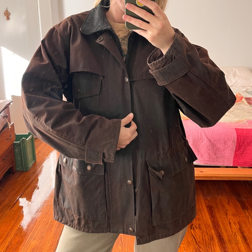 Waxed Oilskin Coat